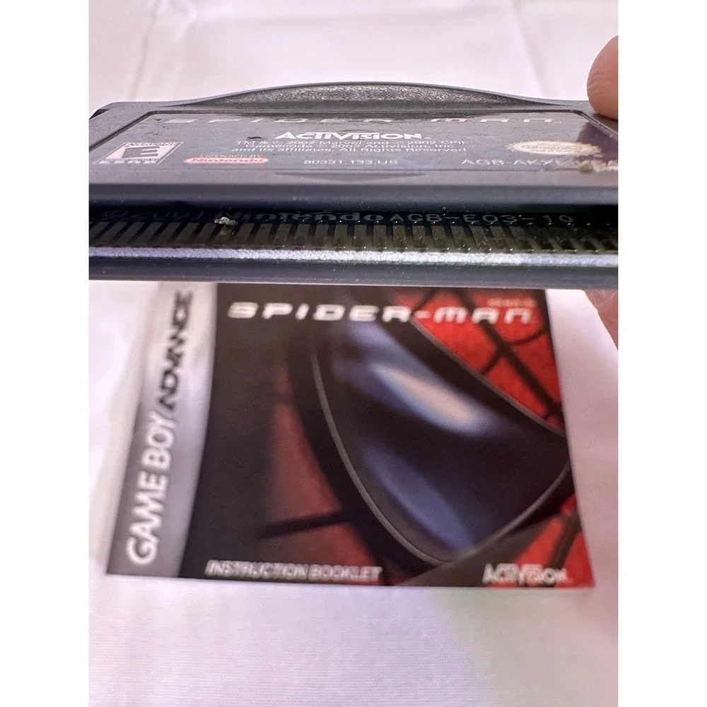 Spiderman 2 Nintendo Gameboy Advance, Used With Manual